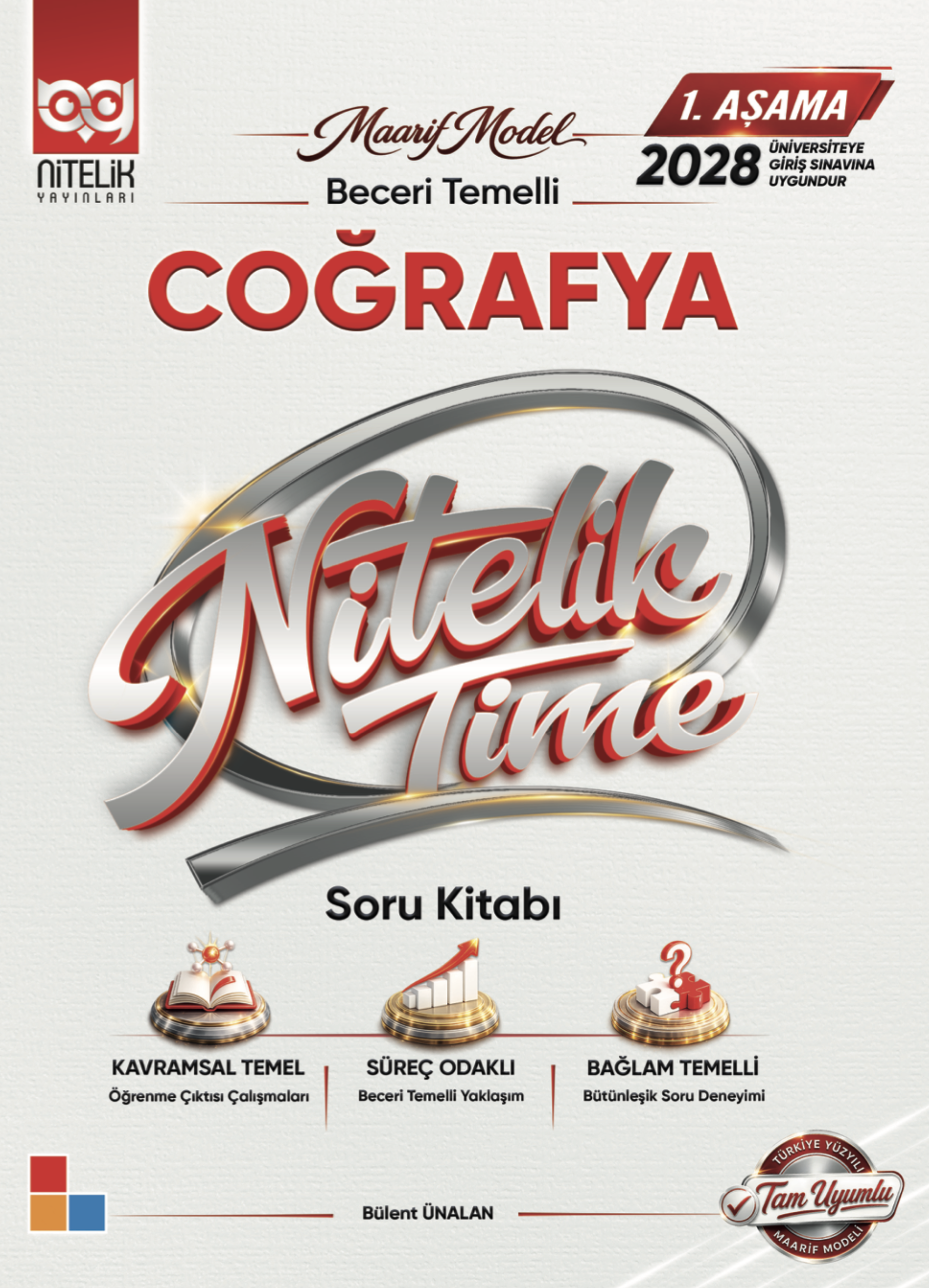 1. Aşama Coğrafya Soru Kitabı kapak görseli